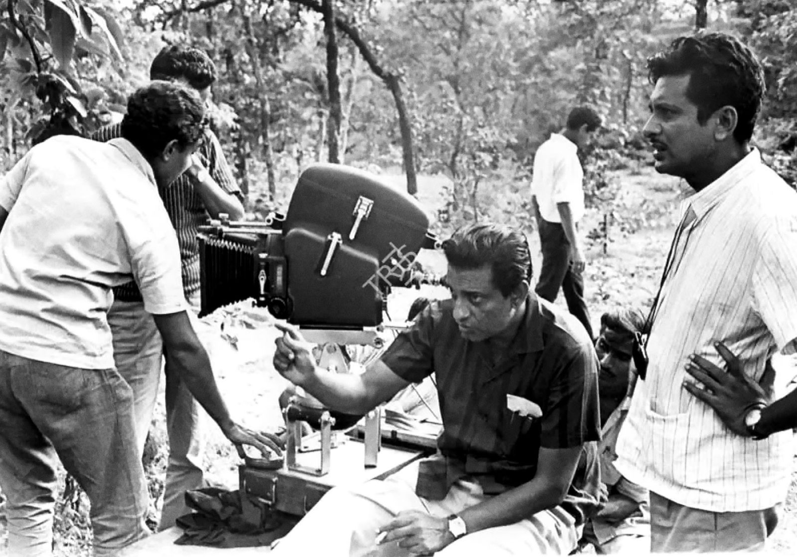 Satyajit Ray on location